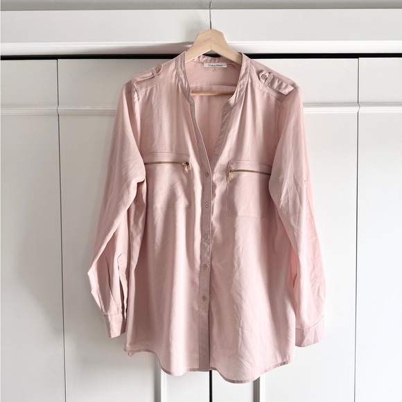 Calvin Klein Pink Blouse - Picture 1 of 5